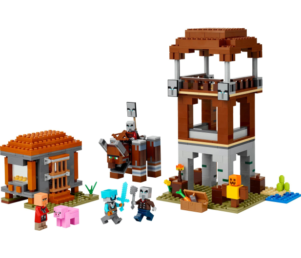 LEGO Minecraft 21278 Kryjówka rozbójników i dewastatorów - 1331614 - zdjęcie 3